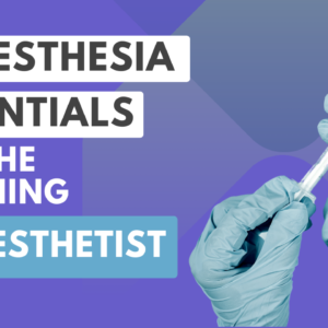 ANAESTHESIA ESSENTIALS COURSE COVER